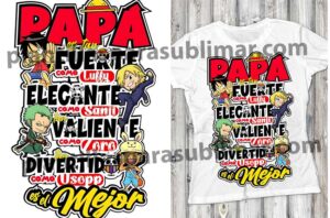 Papa-Naruto-Manifiesto-Esta-fuerte-plantilla