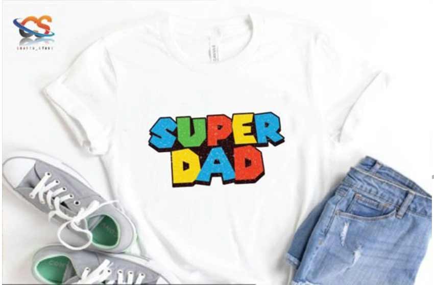 Super dad estilo Mario Vector png