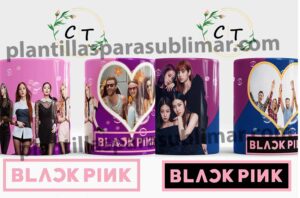 Black-Pink-Plantillas-tazas-Foto