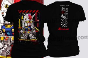 Gundam-Plantilla-playera-Robots