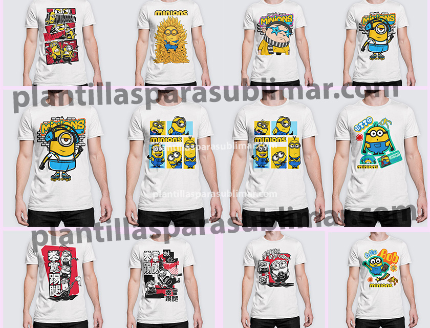 Minions-Vector-playera-Sublimacion