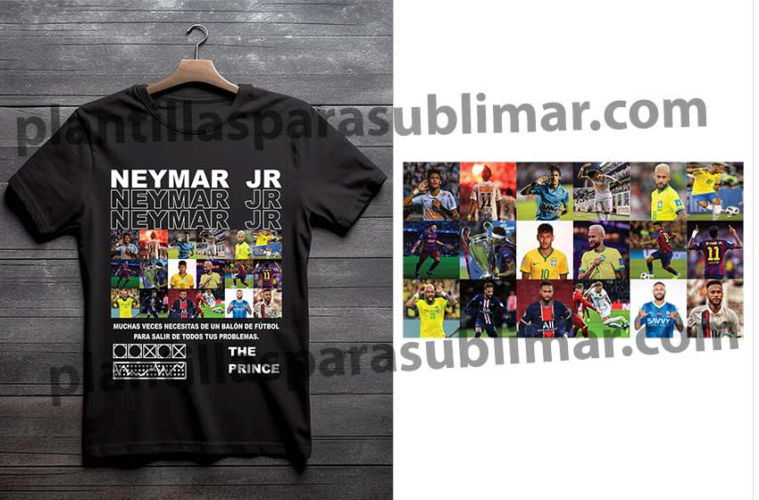 Neymar-The-prince-DTF-Playera-Galeria