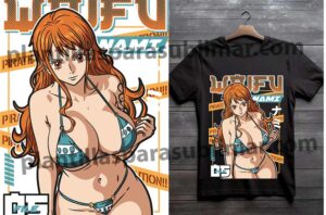 Waifu Nami Vector Anime Sexy