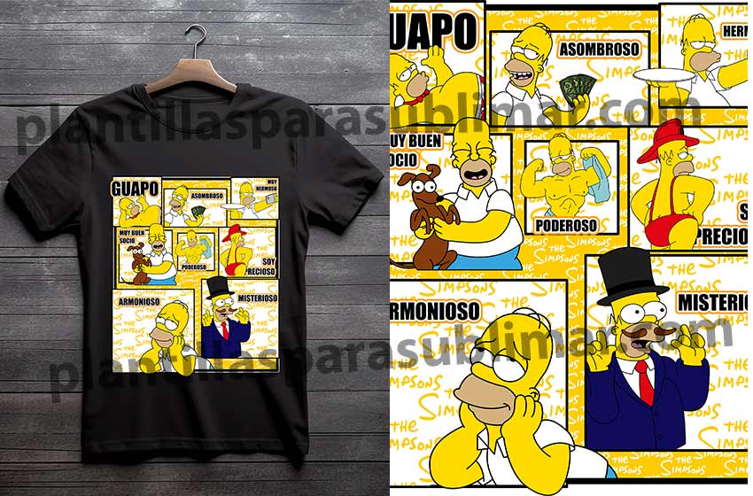 Homero Cualidades Playera Vector png