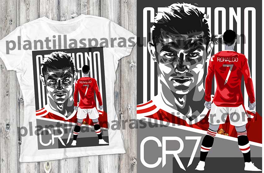 RonaldoCD7-playera-Vector-png-dtf