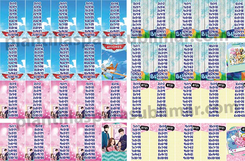 Tablas-de-multiplicar-Imprimibles