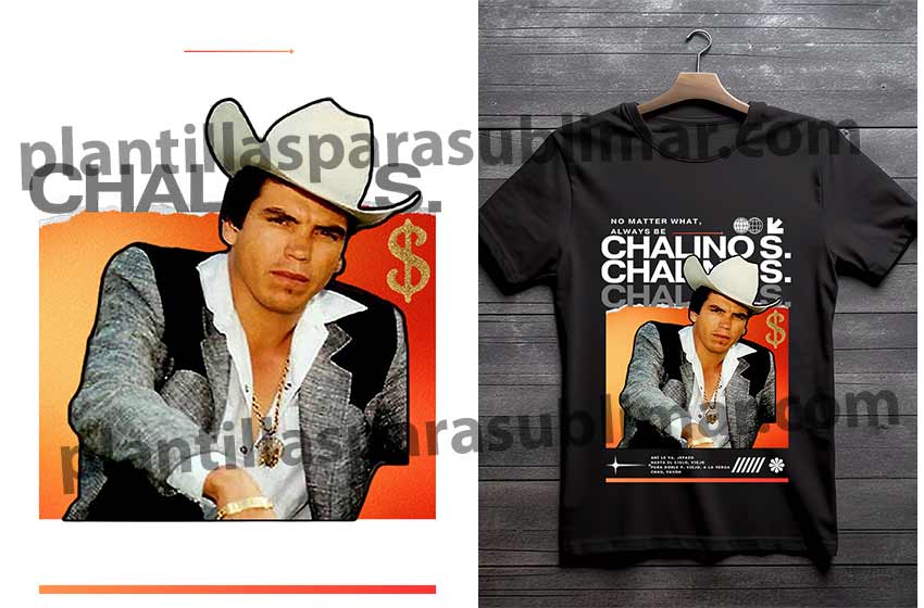 chalino sanchez DTF Plantilla