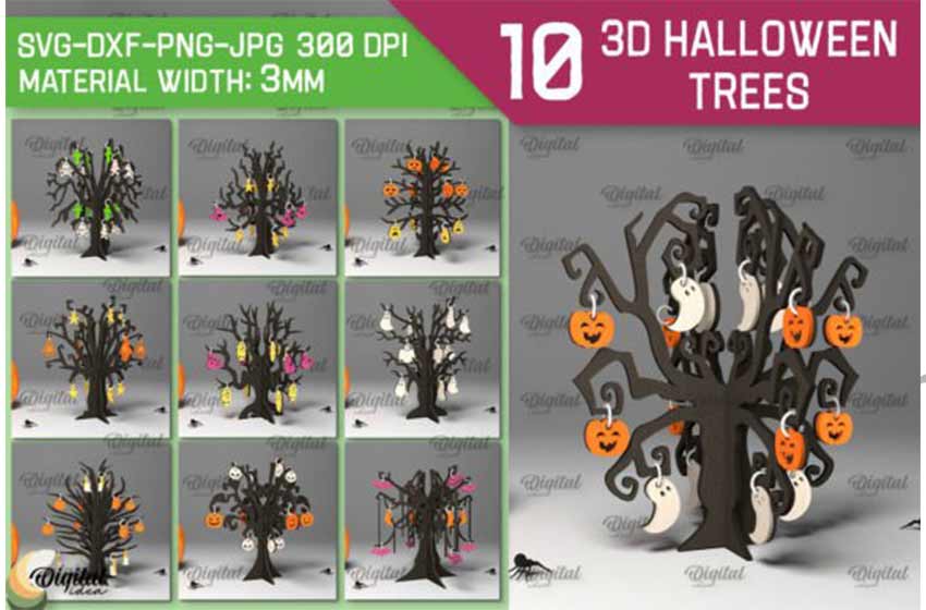 Arbol-Halloween-Corte-laser