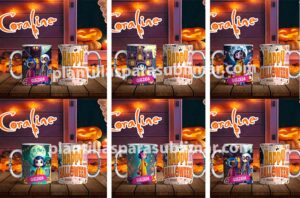 Caroline Tazas plantilla Halloween