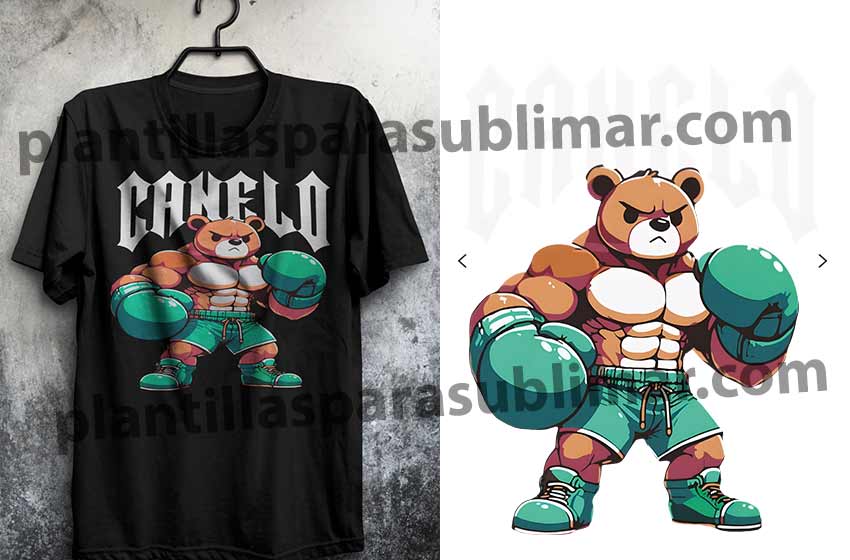 Oso-Canelo-PNG-Plantilla-Diseño