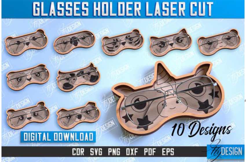 Porta-lentes-animales-corte-laser