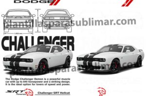 Dodge-Challenger-SRT-DTF-Sublimacion