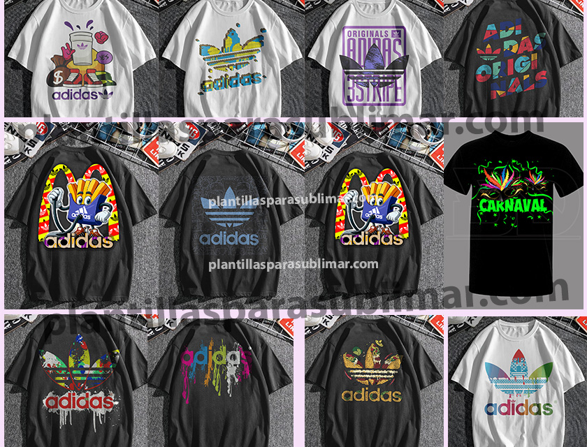 Marcas-adidas-paquete-vector-autotrazo