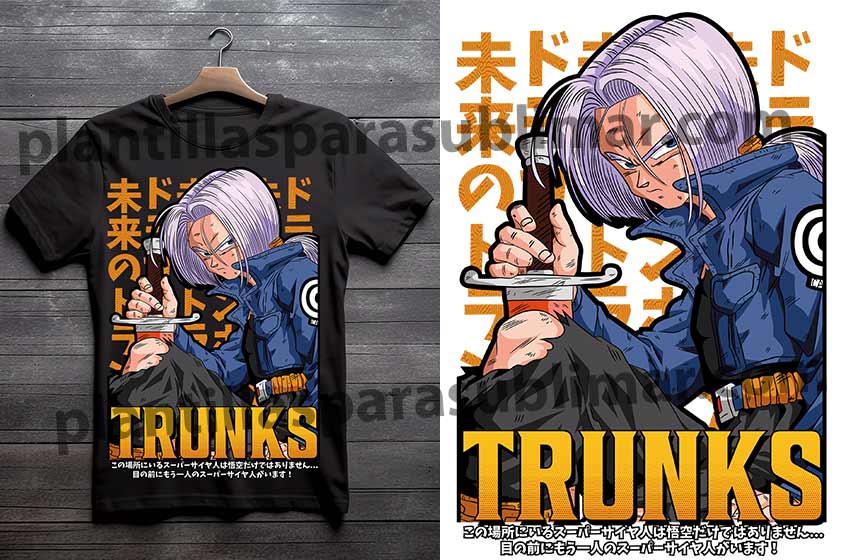 Trunks-DRAGON-BALL-Vector-png