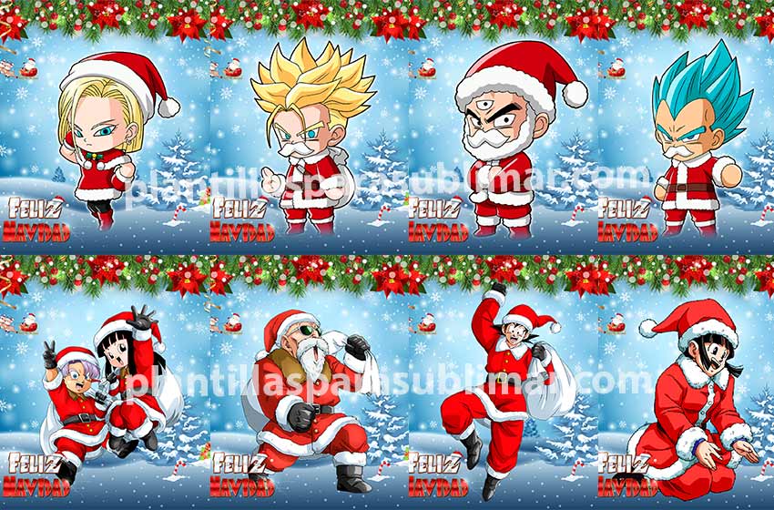 Dragon-ball-navideño-cojines