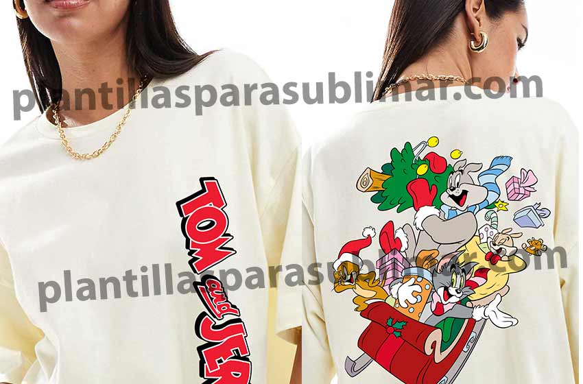 tom and jerry cartoon retro playera