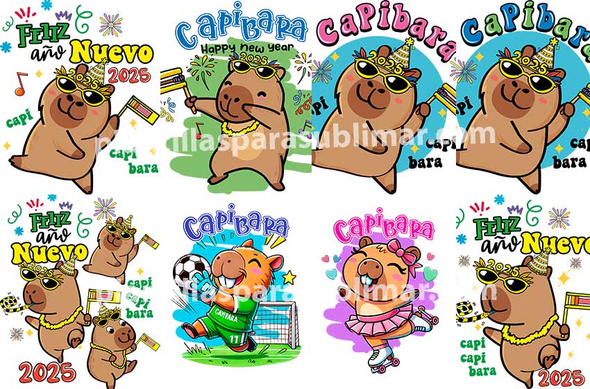 CAPIBARA-AÑO-NUEVO-PNG