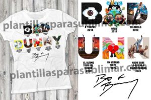 BAD-Bunny-discografia-plantilla-playera