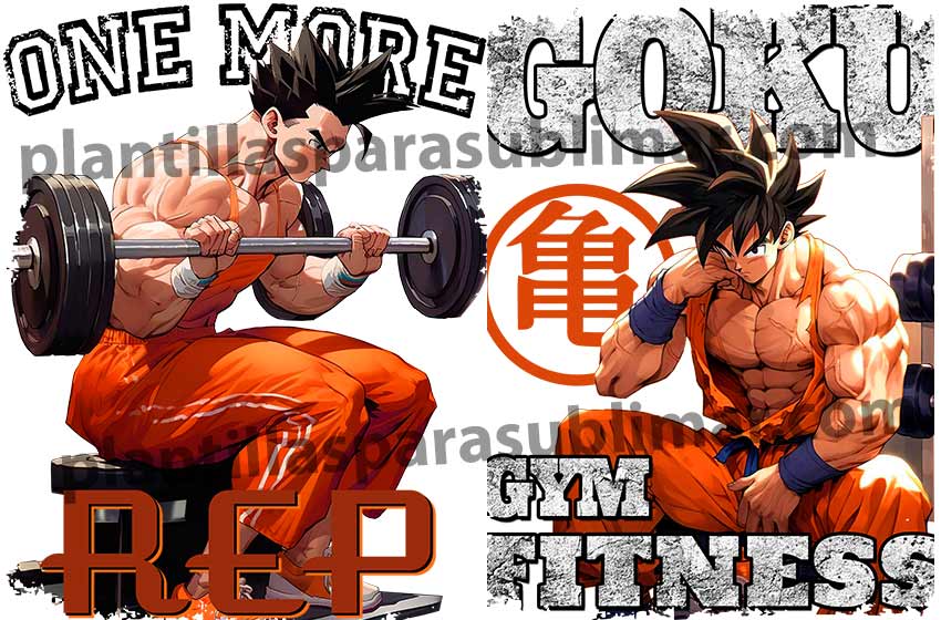 Goku-gOHAN-gYM-sUBLIMACION