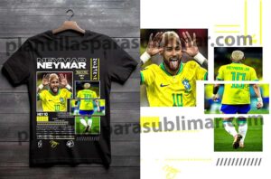 NEYMAR-Brasil-DTF-Plantilla