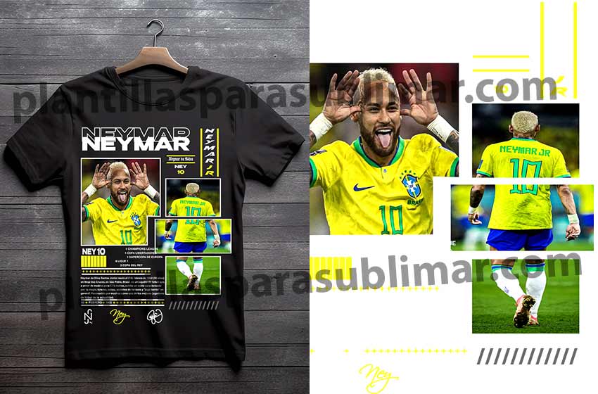 NEYMAR-Brasil-DTF-Plantilla