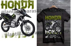 Plantillas motos honda dtf