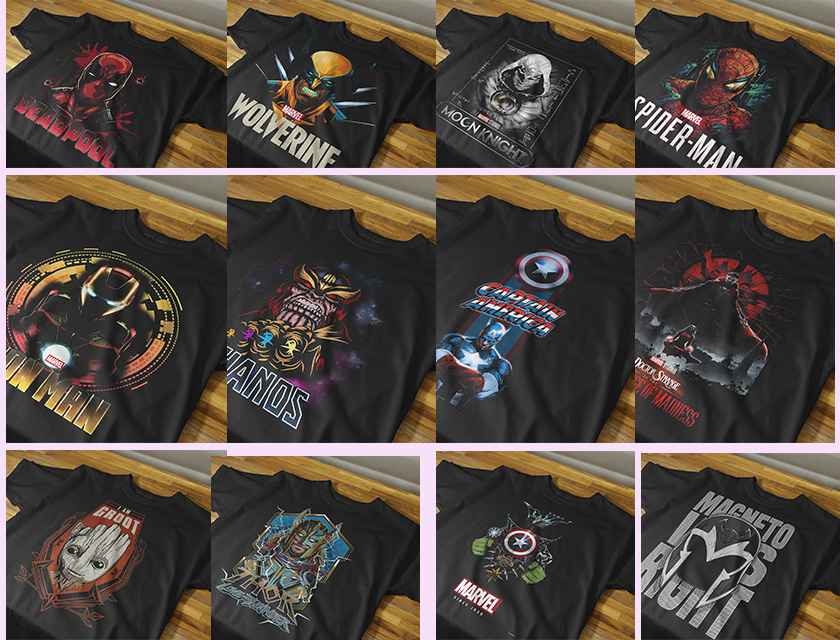 Supere-heroes-Marvel-Semitonos-Playera