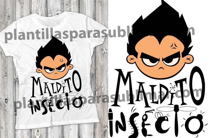 Vegeta-maldito-insecto-vector