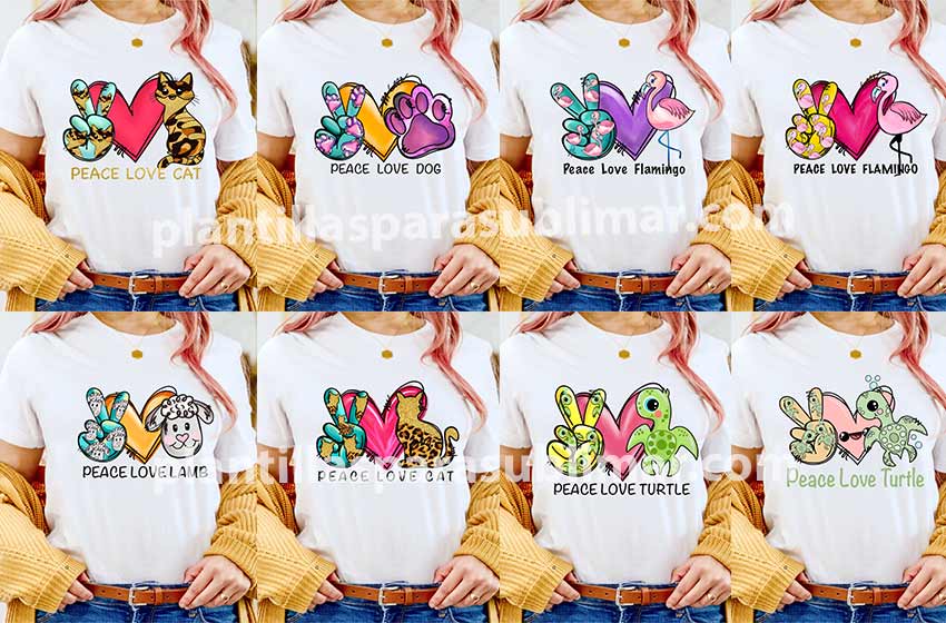 peace-love-animal-playera-sublimar