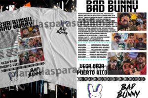 Bad bunny discografia playera sublimar