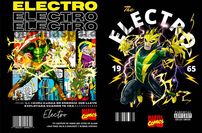 Electro-Marvel-DTF-Playera