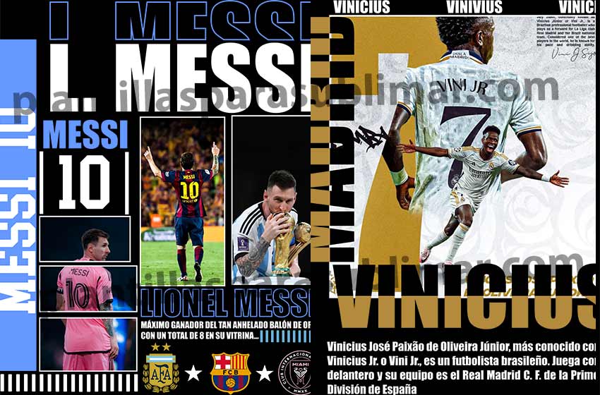 Messi VINI Playera DTF Plantilla
