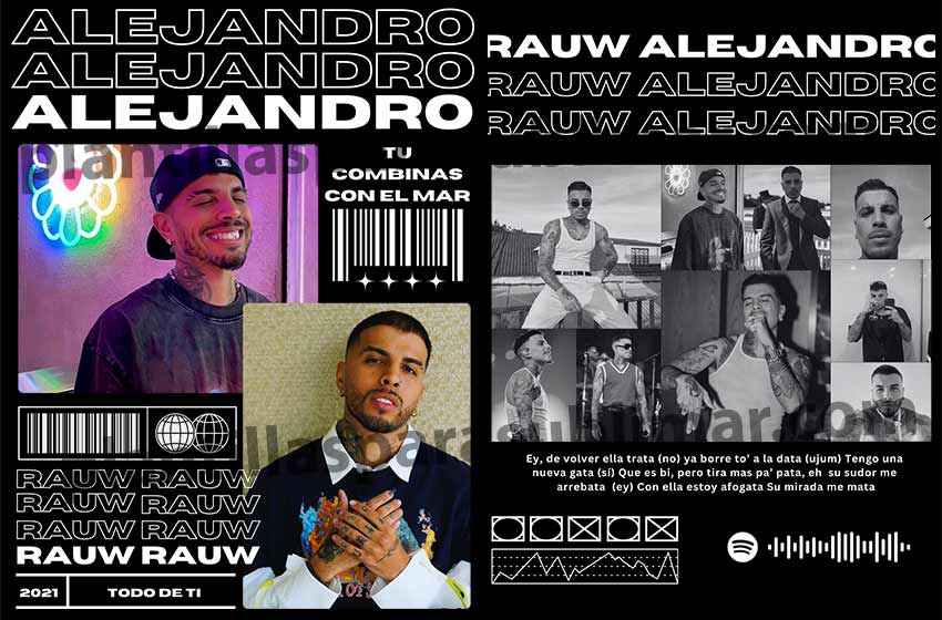 Rauw alejandro DTF Playera PNG