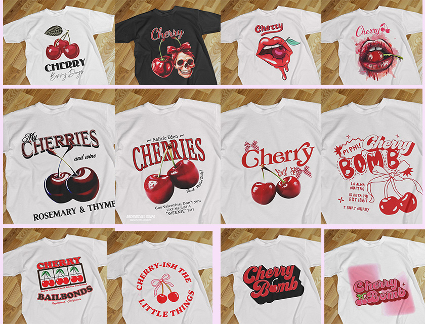 cherry-diseños-playeras-cerezas