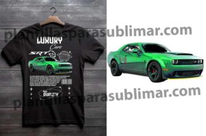 hellcat DTF Editable playera