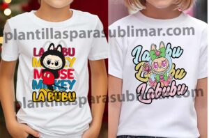 la-bubu-vector-playera-plantilla