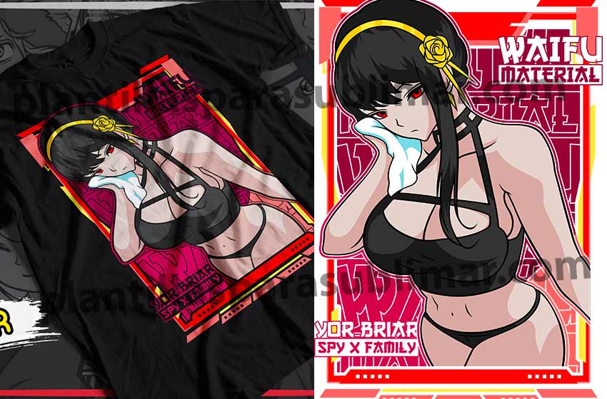yor briar spy x family waifu vector