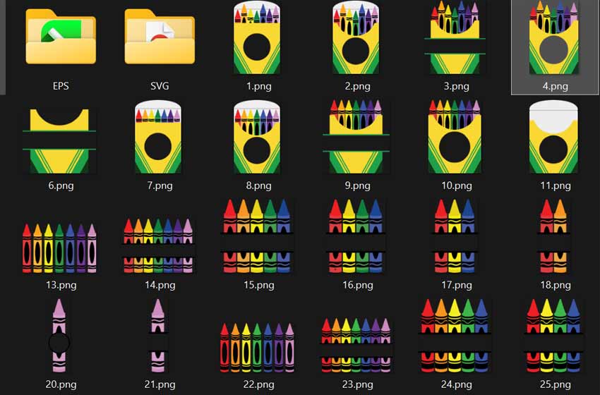 Kit-crayones-cajas-profesor-vector-png