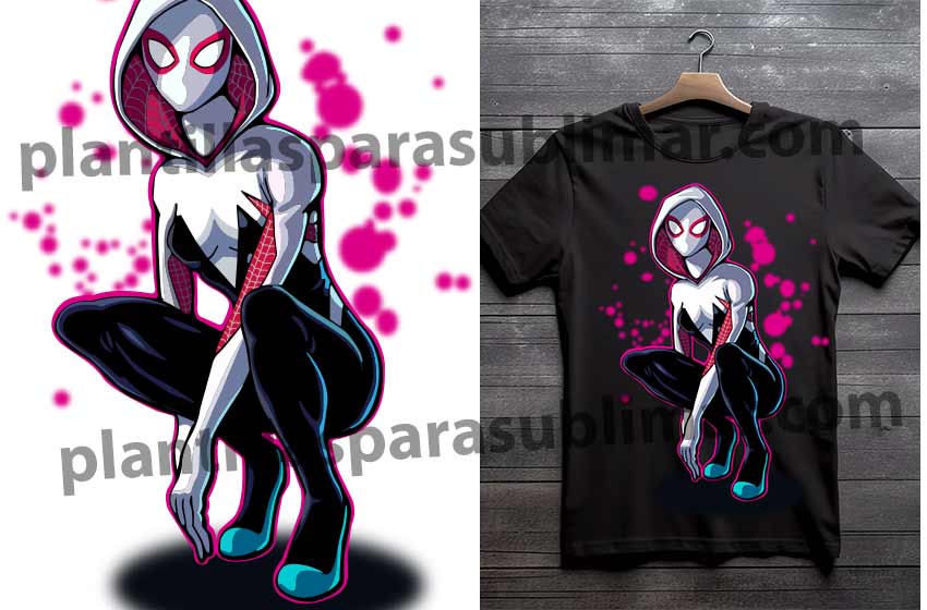 Spider-Gwen-vector-AI
