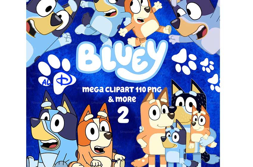 bluey-clipart-kit-digital-110-diseños