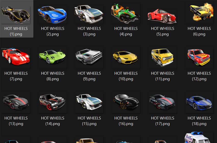 carros hot wheels 24 coches png