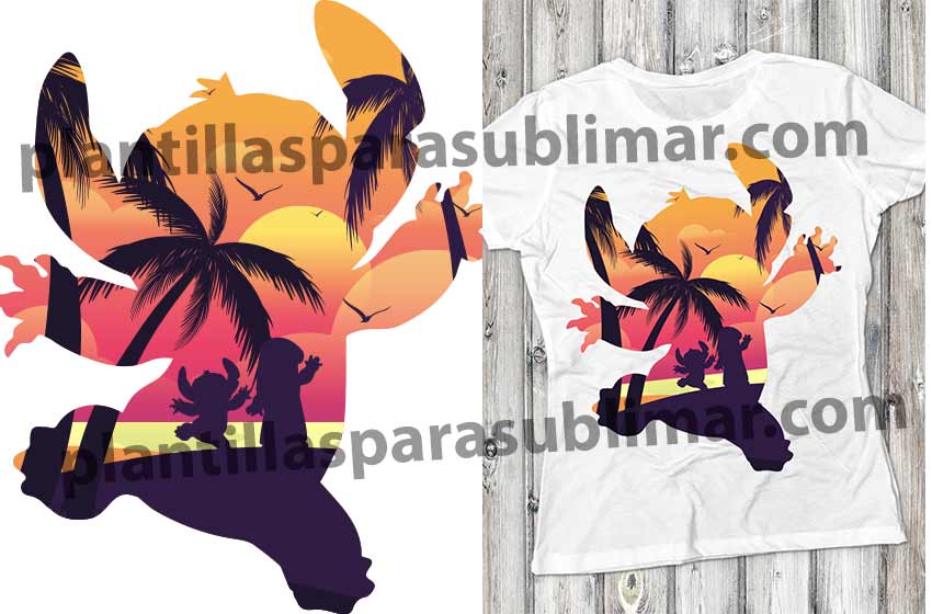 lilo-y-stitch-vector-playera