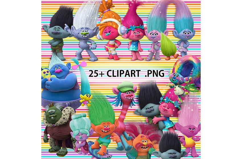 trolls 25 clipart png