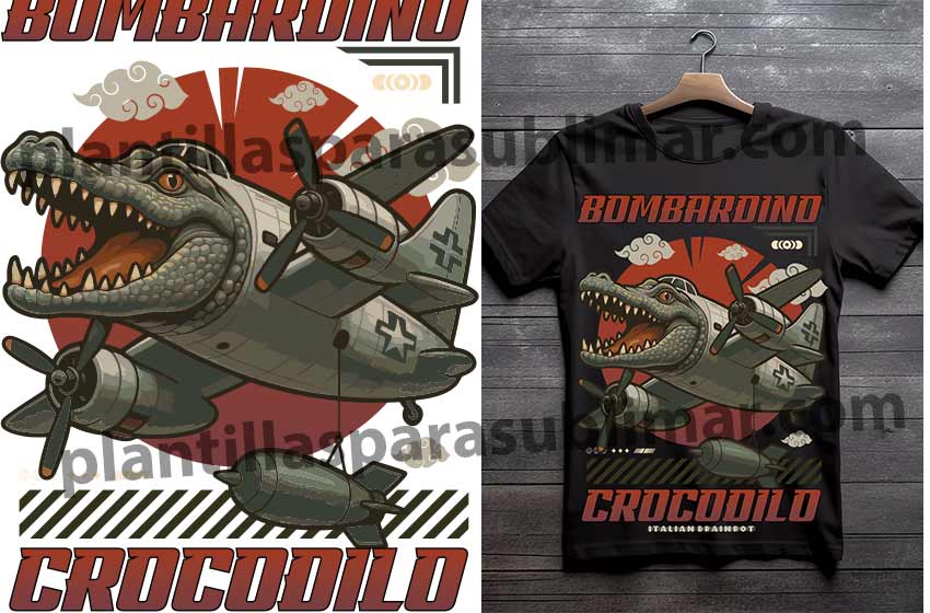 Bombardino-Crocodilo-vector-pdf