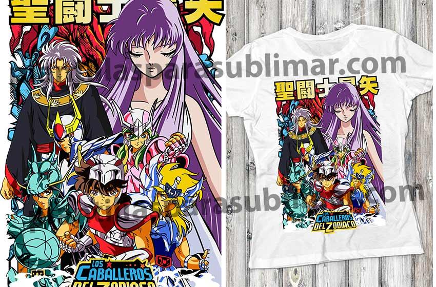 los-caballeros-del-zodiaco-playera-png