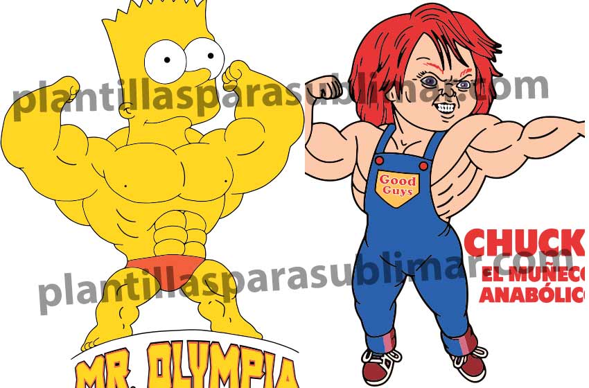 CHUCKY-bart-gym-vector-gimnasio