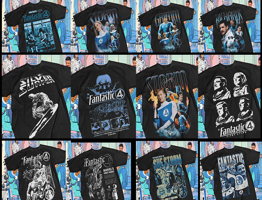 Fantanstic 4 png dtf playera