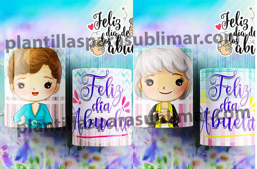 feliz-dia-abuelita-plantilla-taza