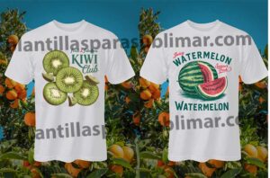 kiwi-sandia-frutas-playera-png