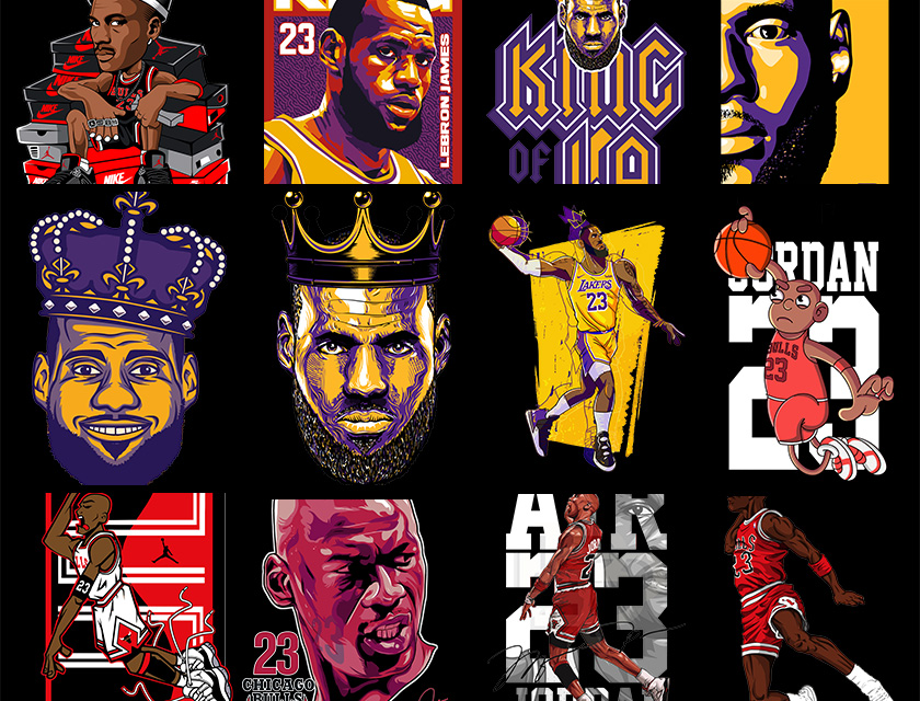 Michael-Jordan-Lebron-James-Pack-playera